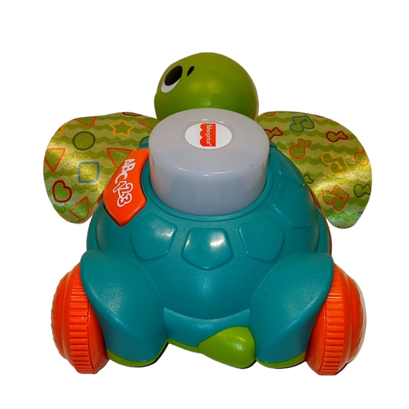 fisher-price ABC-123 LINKIMALS Sit-to-Crawl Light-up Singing Musical Sea Turtle - Picture 5 of 8